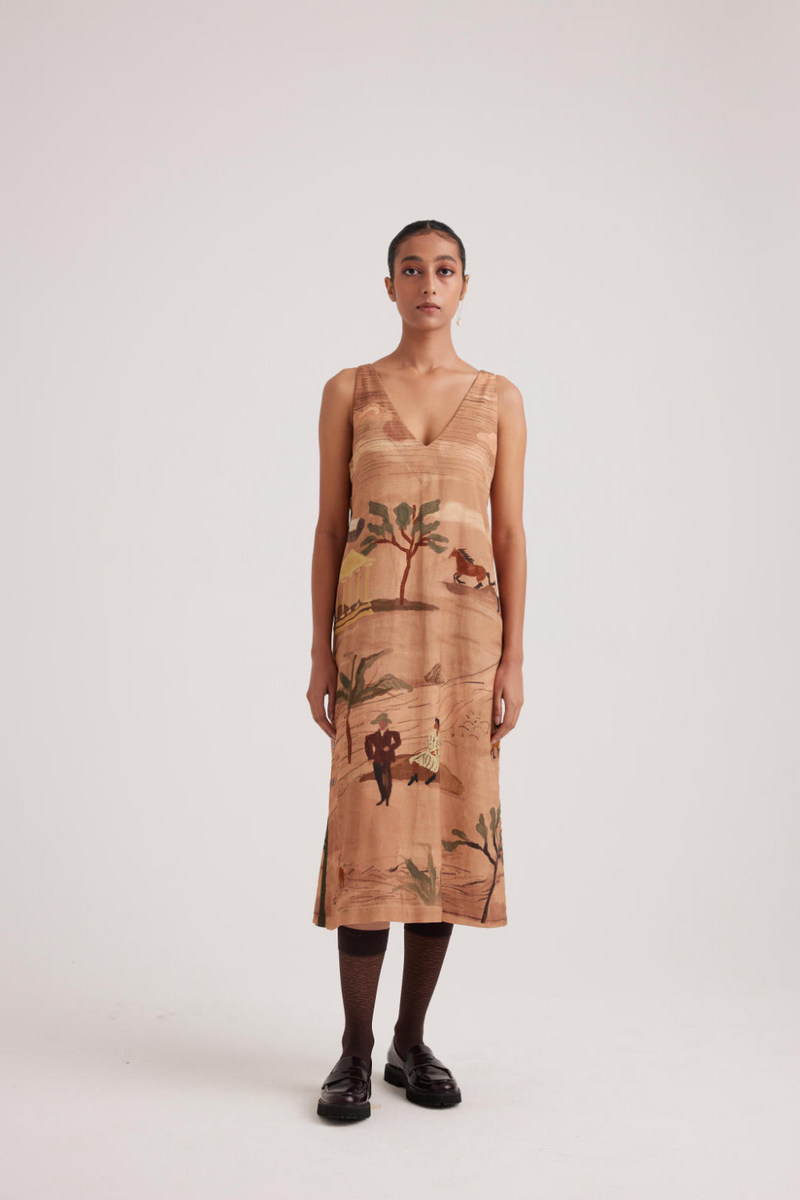 Zen Dress-Derby rayon by CORD for women Worldwide