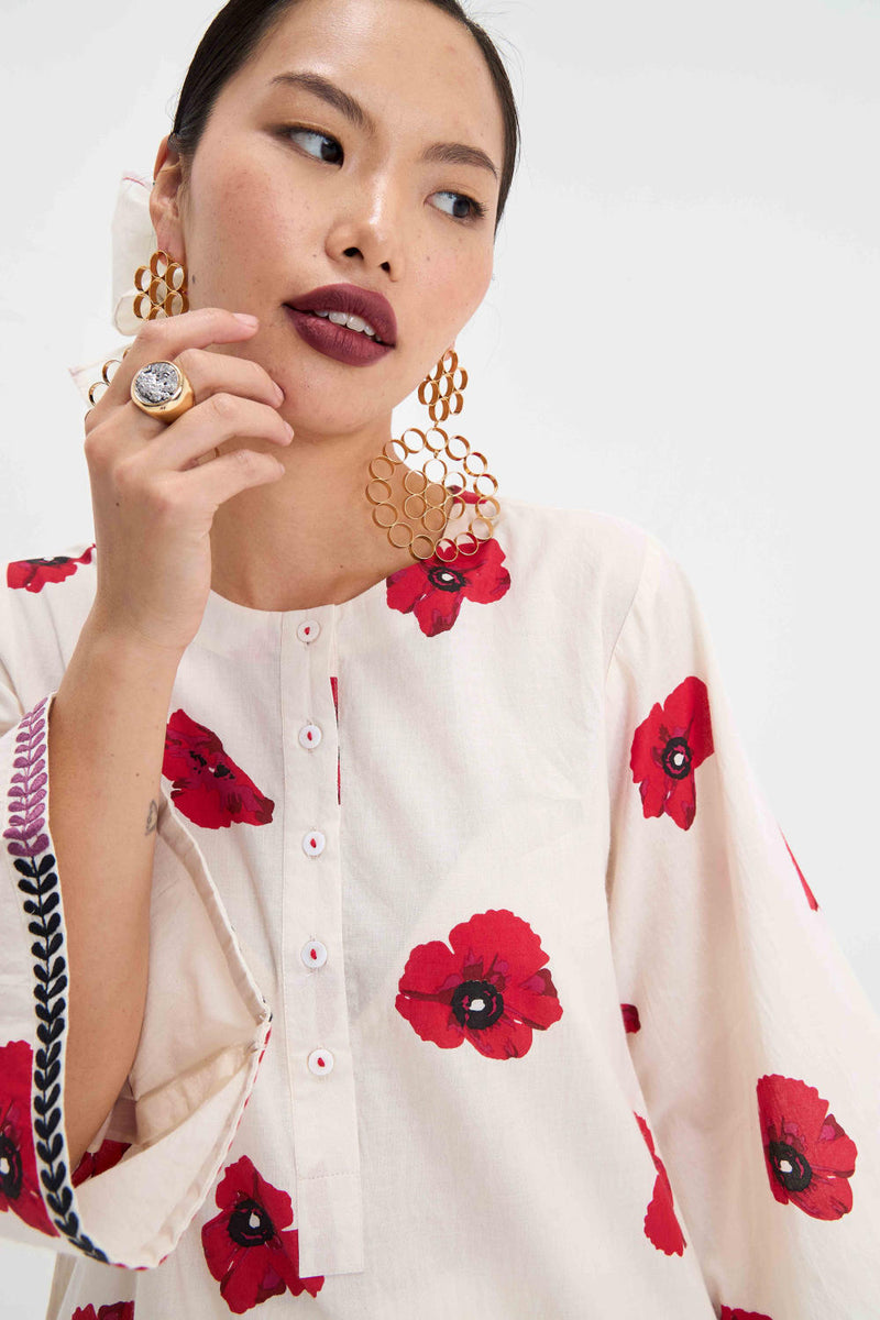 POPPY KURTA SET cotton by Aavidi for women Worldwide