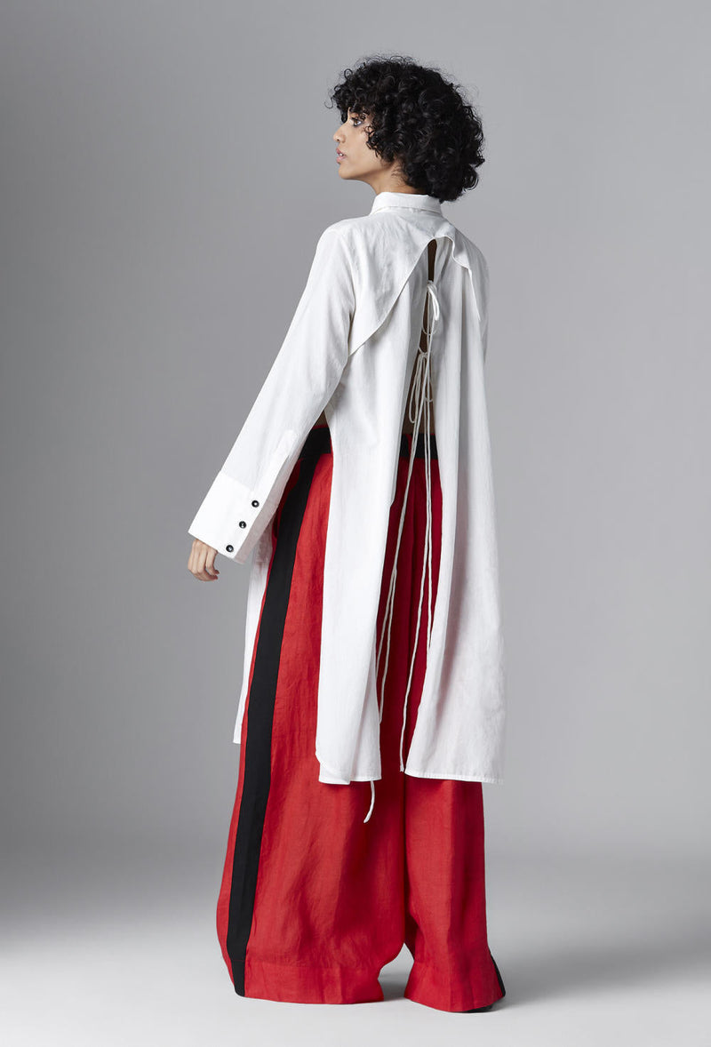 Alana Shirt Top & Tunics by Chola in white color for women Worldwide