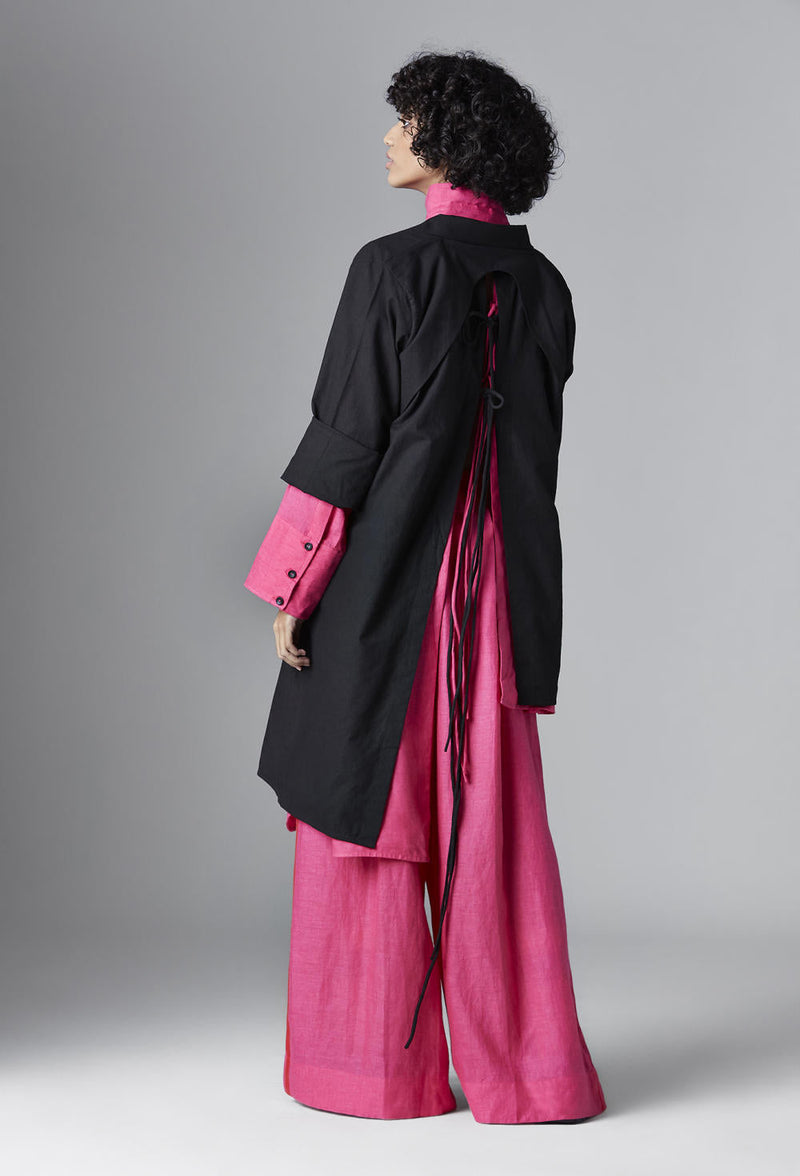 Alaric Jacket Jackets & Overlays by Chola in black color for women Worldwide