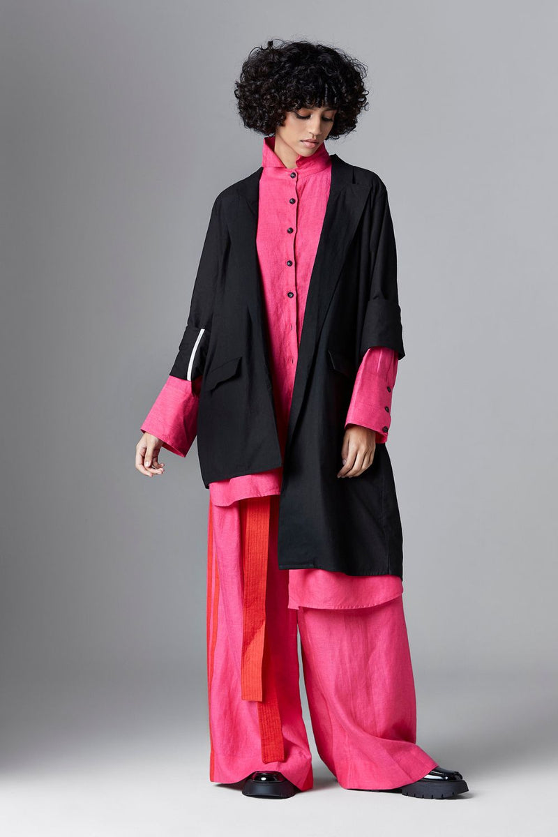 Alaric Jacket Jackets & Overlays by Chola in black color for women Worldwide