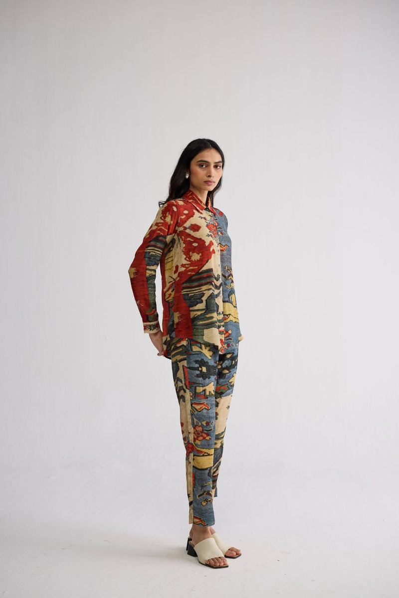 ALO CO-ORD SET crepe co-ord set by YAM in multicolor for women Worldwide