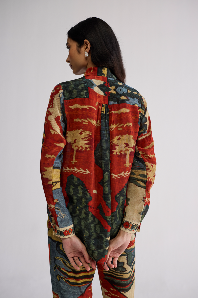 ALO CO-ORD SET crepe co-ord set by YAM in multicolor for women Worldwide