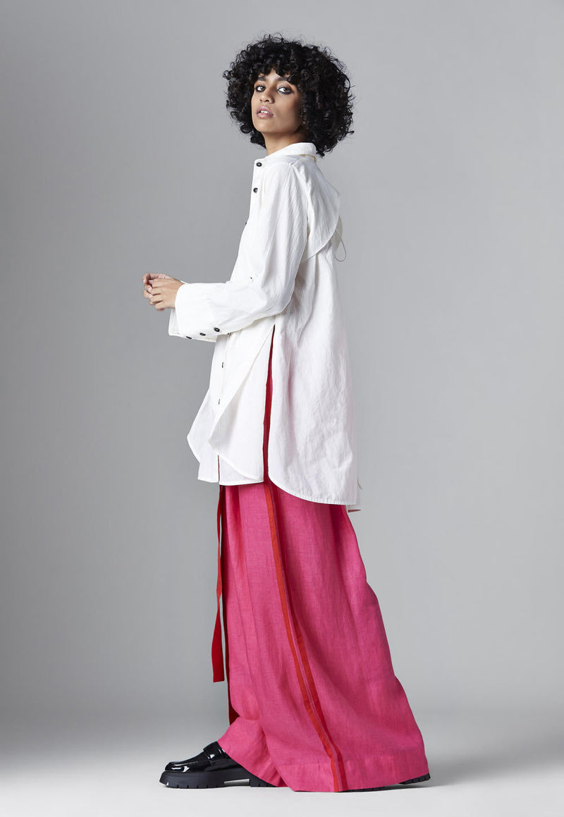 Alva Shirt Top & Tunics by Chola in white color for women Worldwide