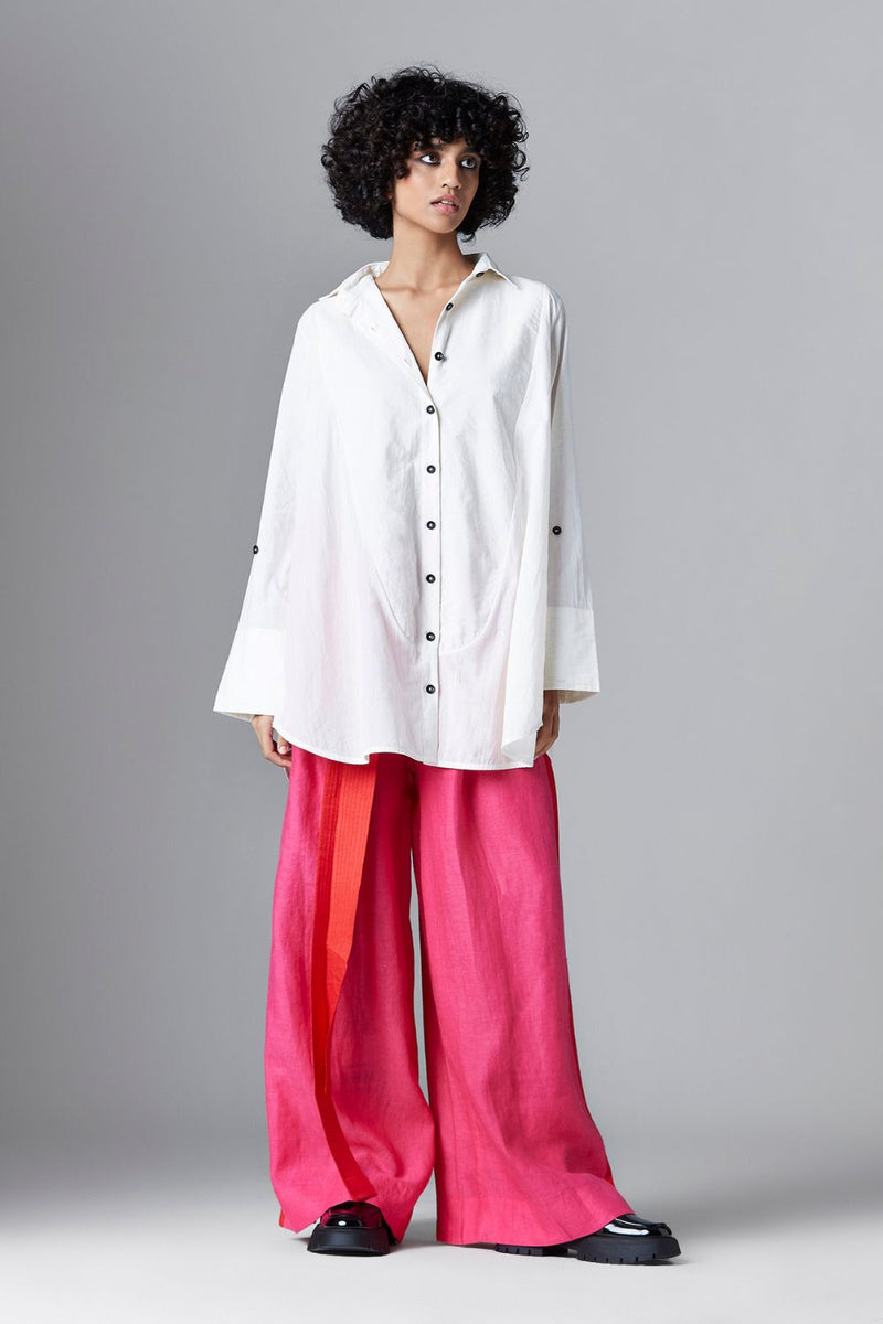 Alva Shirt Top & Tunics by Chola in white color for women Worldwide
