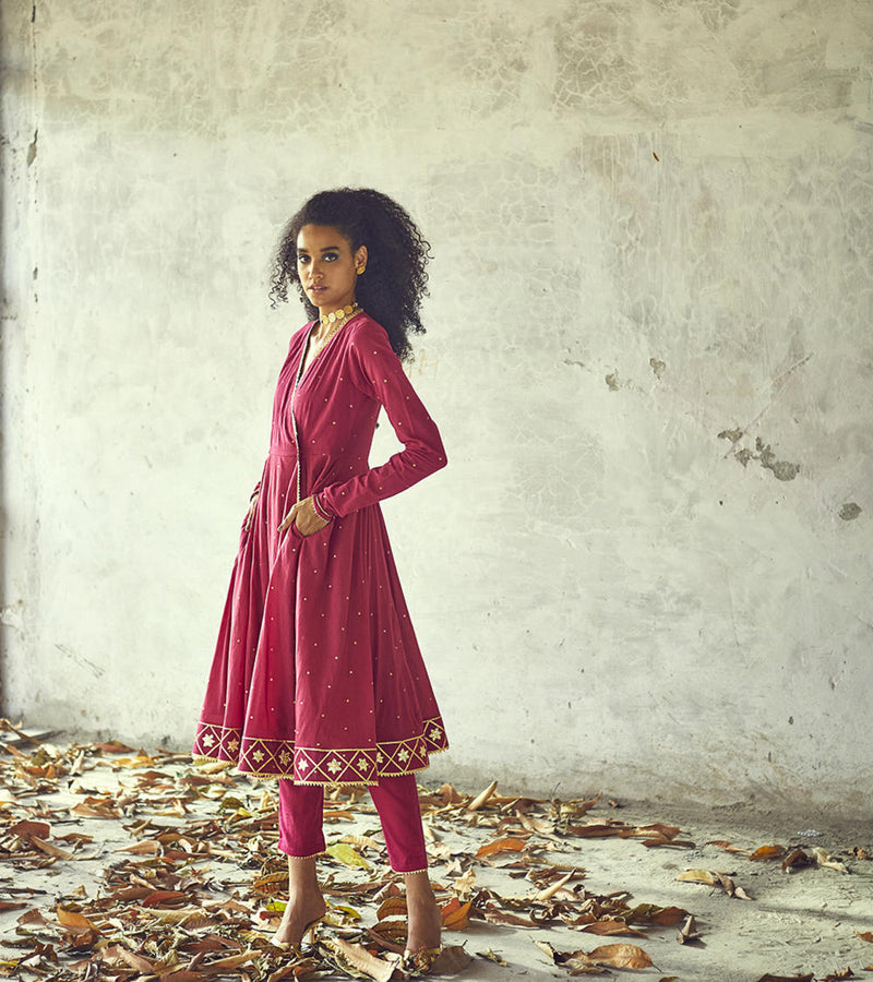 Angoori kurta set Kurta Sets by Khara Kapas for women Worldwide