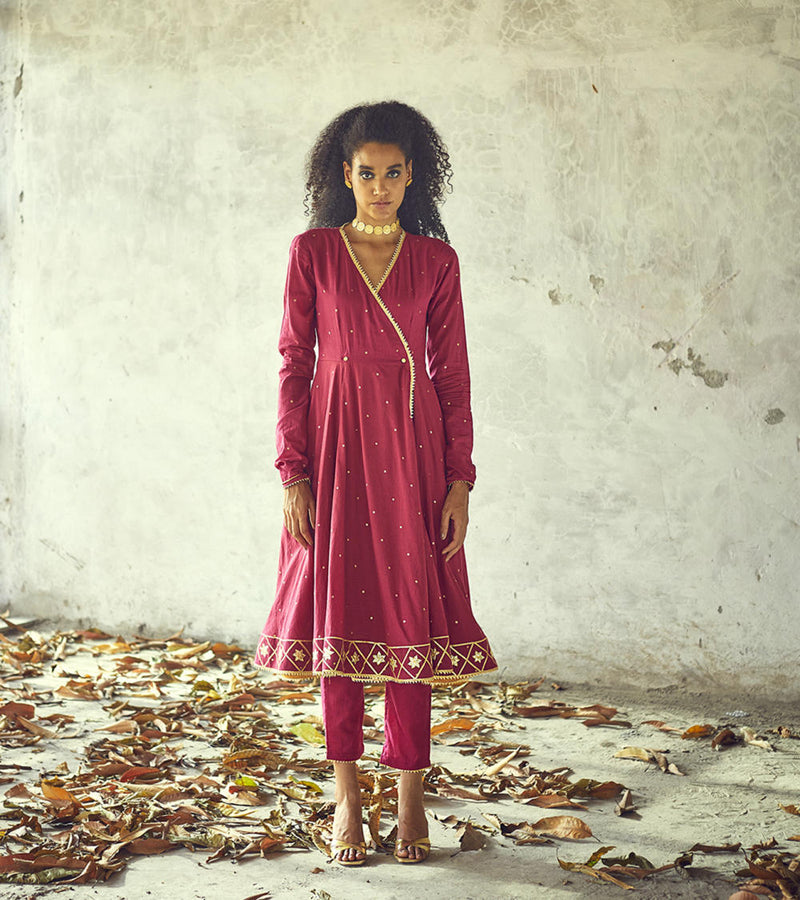 Angoori kurta set Kurta Sets by Khara Kapas for women Worldwide