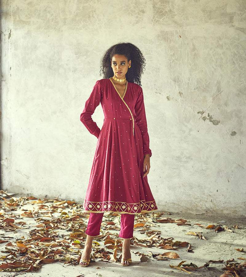 Angoori kurta set Kurta Sets by Khara Kapas for women Worldwide