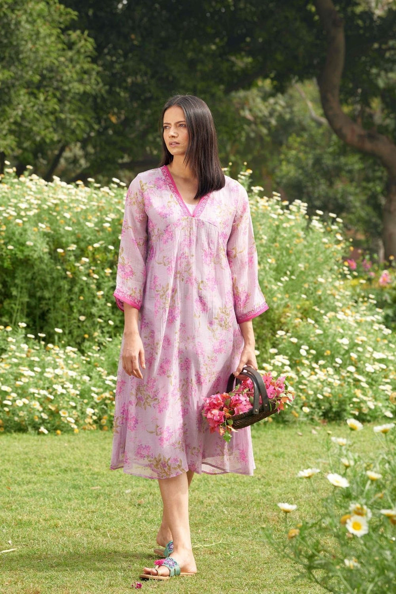 Aparajita Lilac Dress by Priti Prashant for women Worldwide