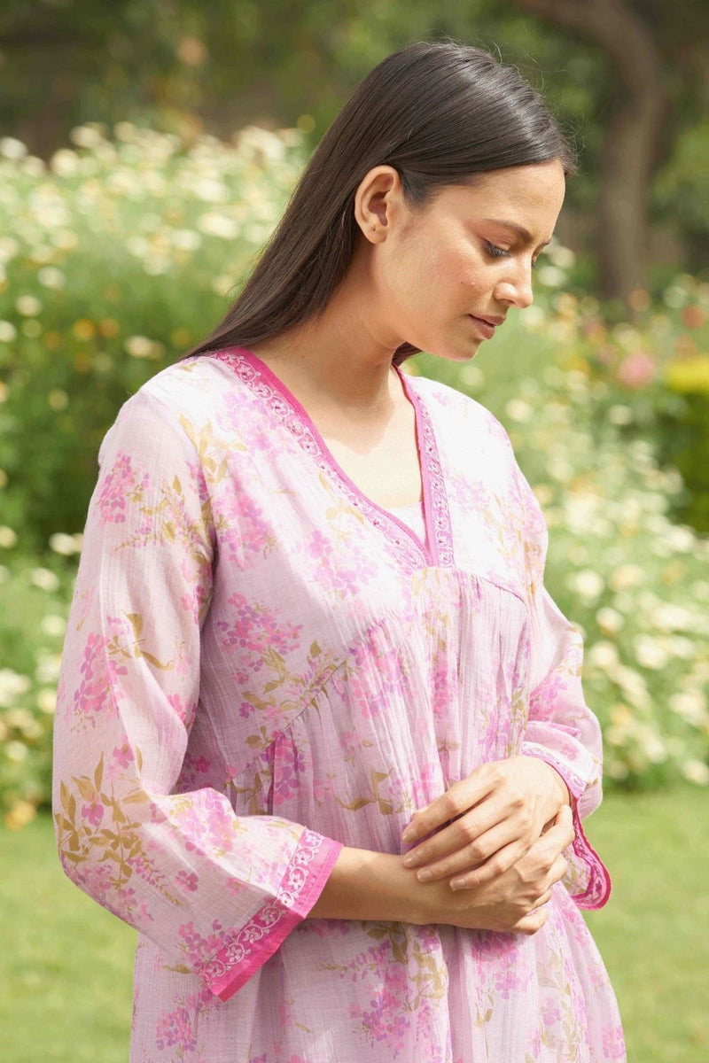 Aparajita Lilac Dress by Priti Prashant for women Worldwide
