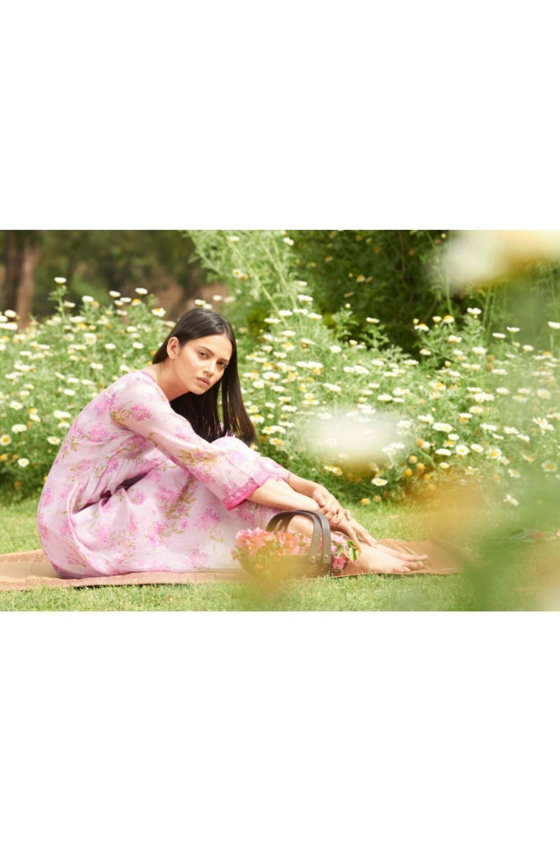 Aparajita Lilac Dress by Priti Prashant for women Worldwide