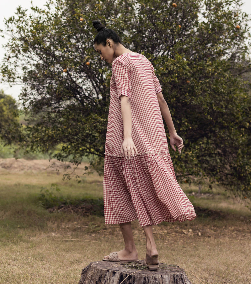 Autumn through my Window Dress by Khara Kapas for women Worldwide