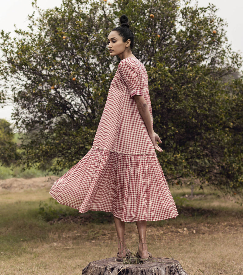 Autumn through my Window Dress by Khara Kapas for women Worldwide