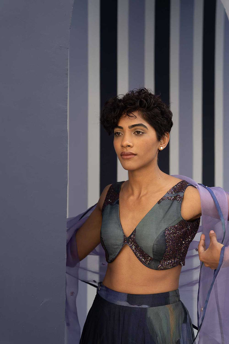 BABKA LEHENGA Indo-Western Wear by Yam for women Worldwide