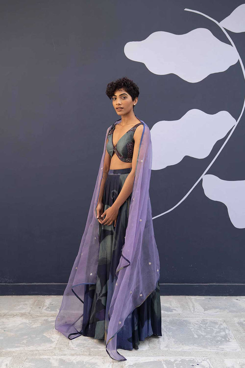 BABKA LEHENGA Indo-Western Wear by Yam for women Worldwide