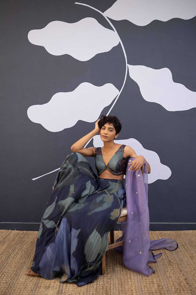 BABKA LEHENGA Indo-Western Wear by Yam for women Worldwide