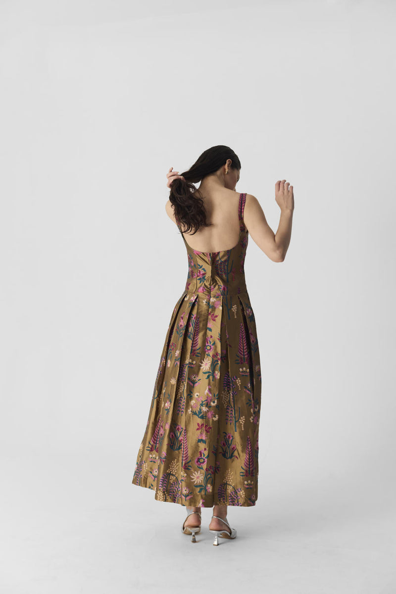 BAHAR DRESS silk by Yam in multi color for women Worldwide