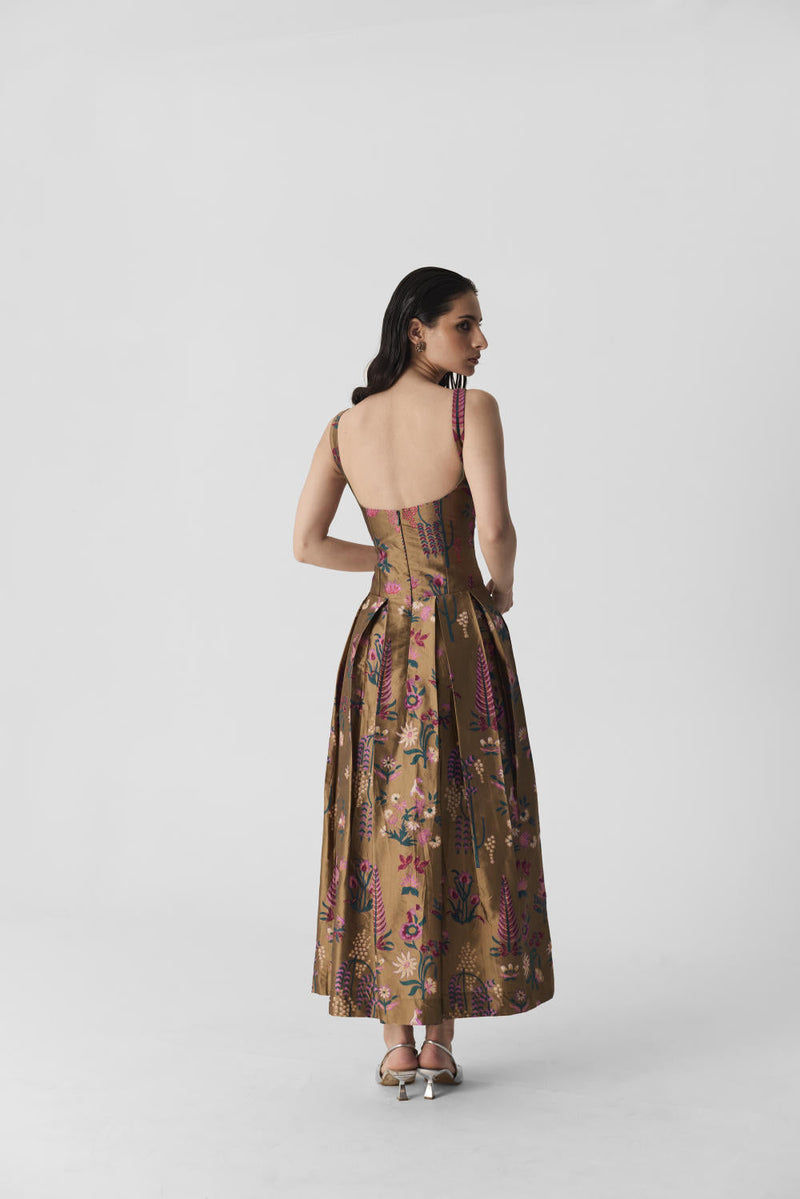 BAHAR DRESS silk by Yam in multi color for women Worldwide