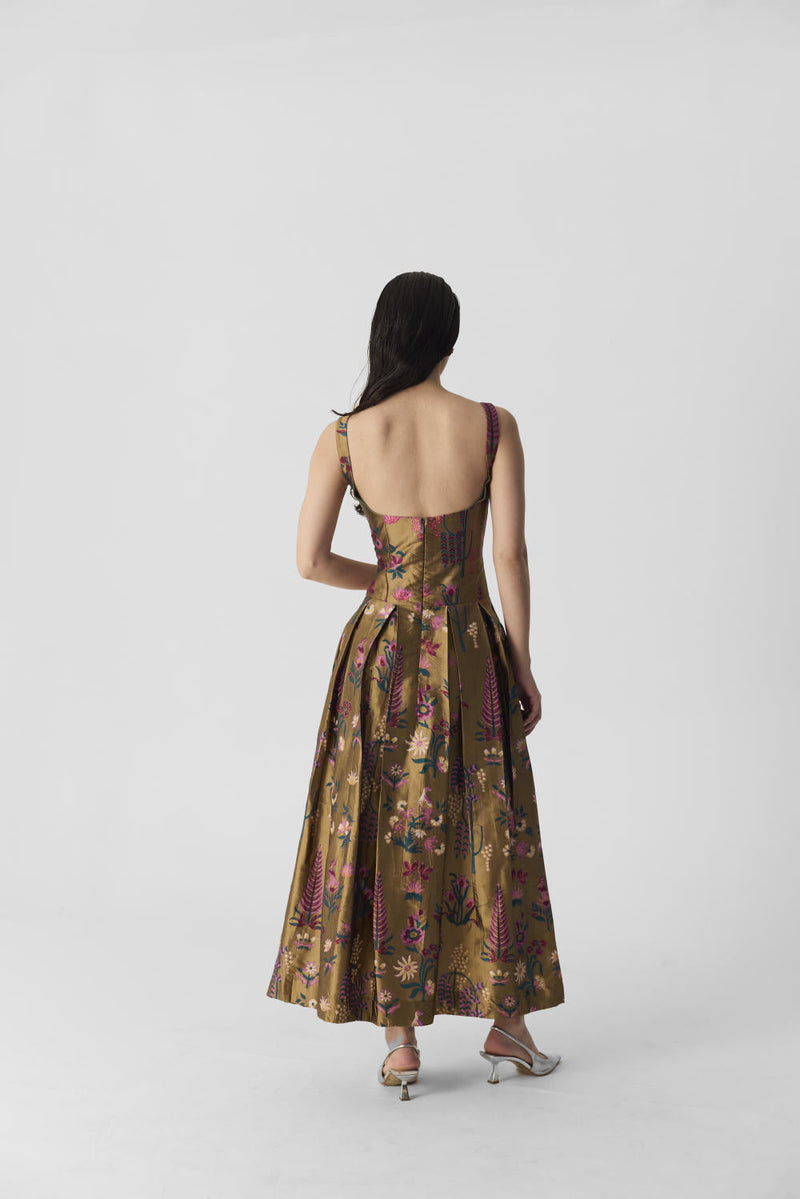 BAHAR DRESS silk by Yam in multi color for women Worldwide