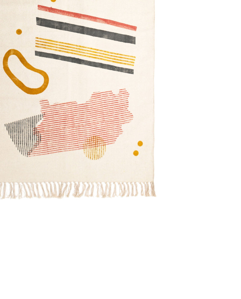 BANSKHO DHURRIE linen by Rias for Worldwide