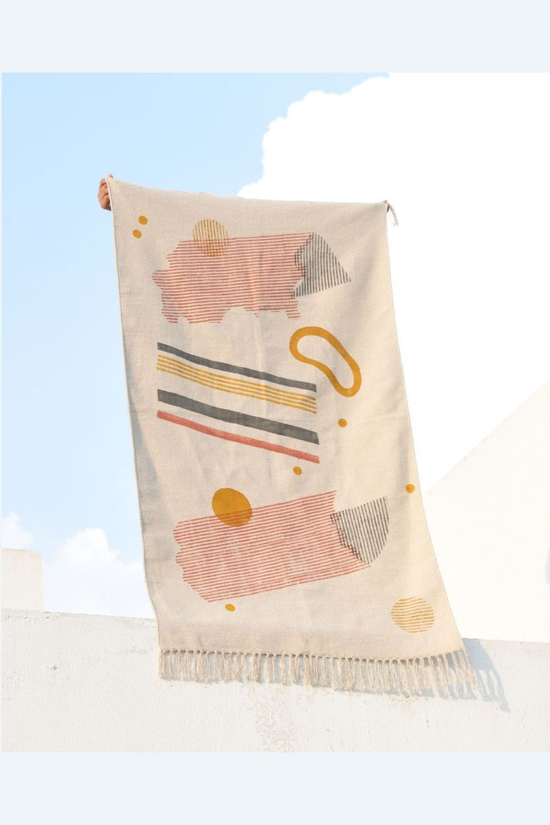 BANSKHO DHURRIE linen by Rias for Worldwide