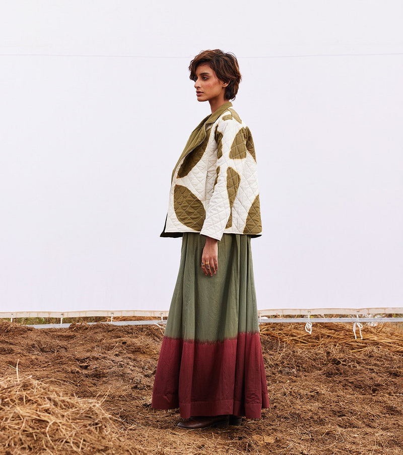 Basil jacket cotton by Khara Kapas in green for women Worldwide