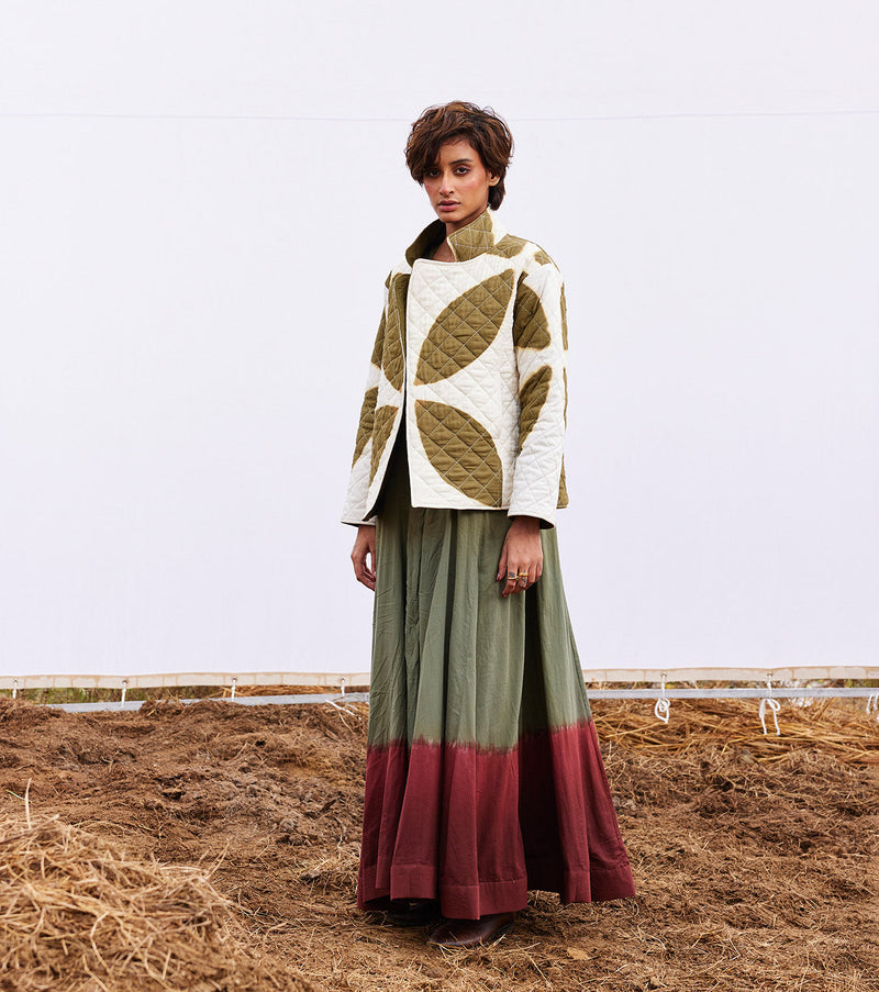 Basil jacket cotton by Khara Kapas in green for women Worldwide