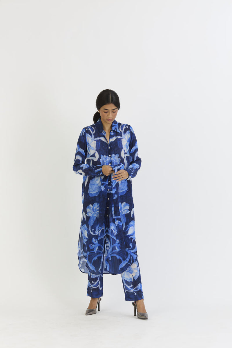 BILBERRY WRAP SET by Yam in blue color for women Worldwide