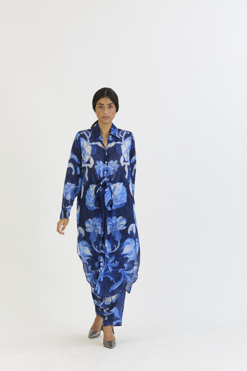 BILBERRY WRAP SET by Yam in blue color for women Worldwide