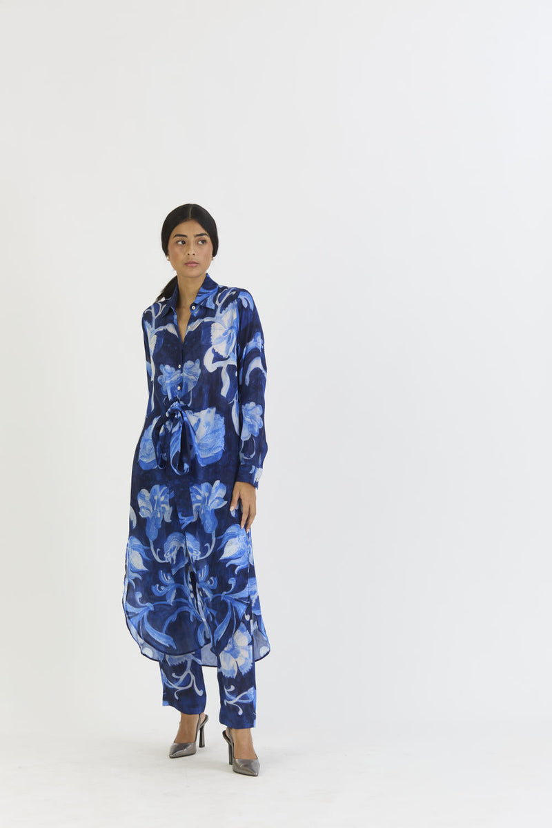 BILBERRY WRAP SET by Yam in blue color for women Worldwide