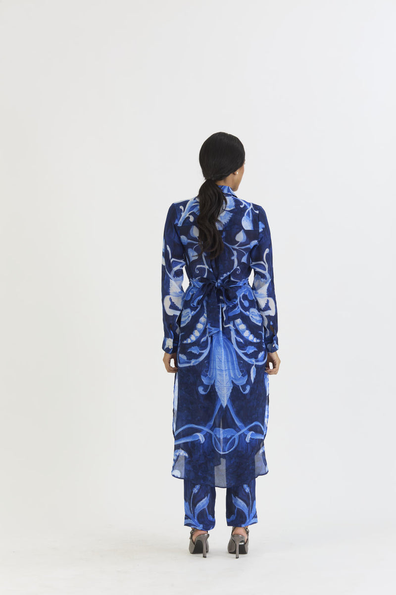 BILBERRY WRAP SET by Yam in blue color for women Worldwide