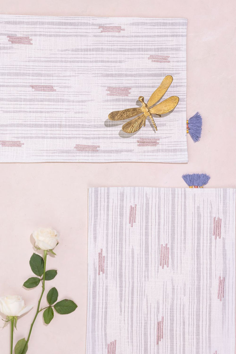 Bloom Table Mats - Set of 4 linen by Gado Living for Worldwide