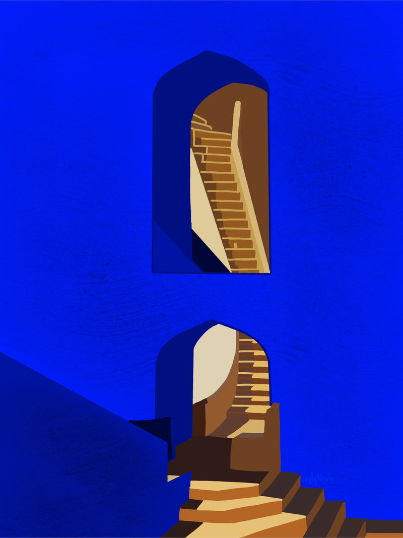Blue Jantar Mantar Art Kosha Shah 