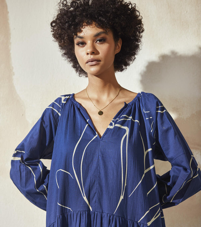 Blueberry Dress by Khara Kapas for women Worldwide