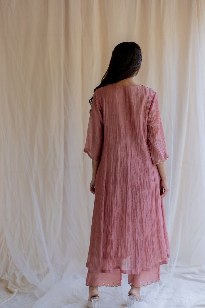 Blush Fridaus Abho and Izaar by Nirjara for women Worldwide
