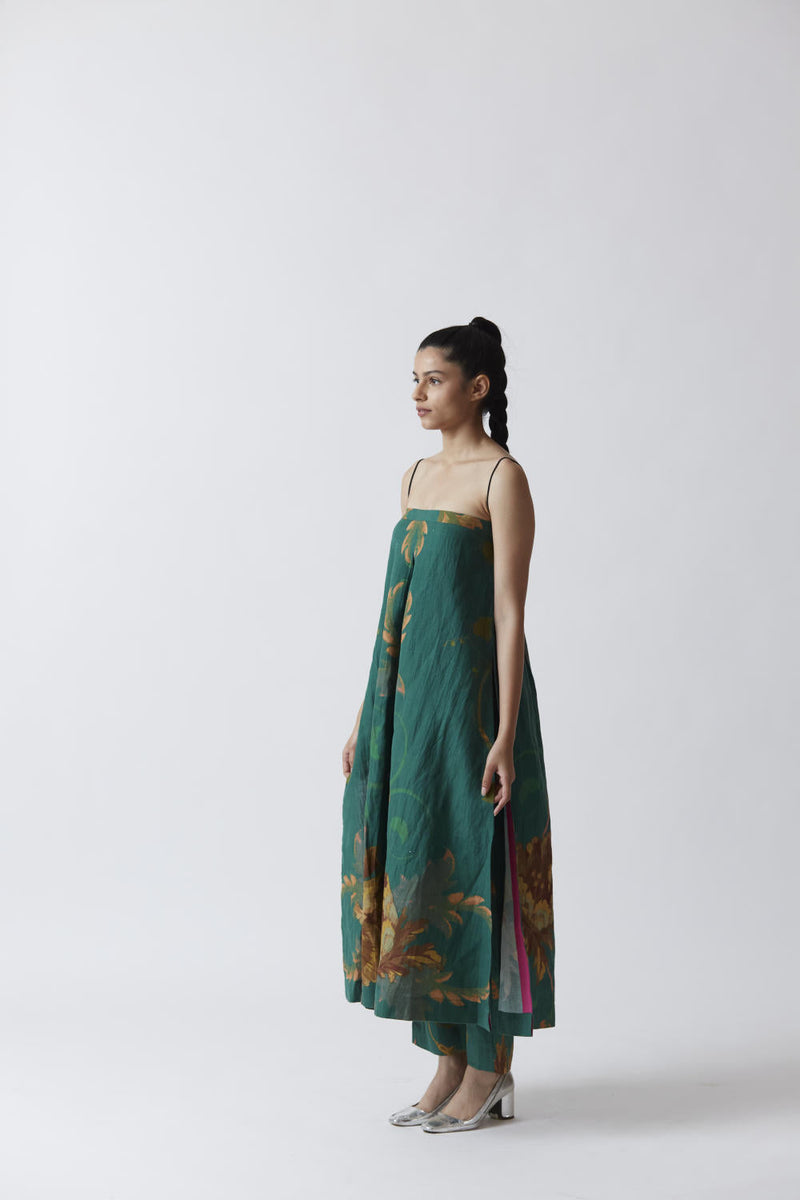 BOA LINEN KURTA SET Kurta Sets by Yam for women Worldwide