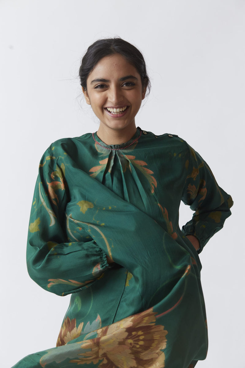 BOA SILK KURTA SET Kurta Sets by Yam for women Worldwide