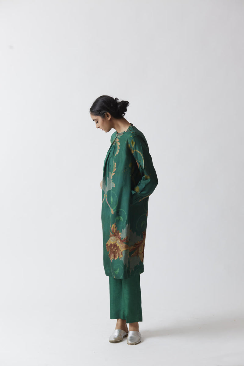 BOA SILK KURTA SET Kurta Sets by Yam for women Worldwide
