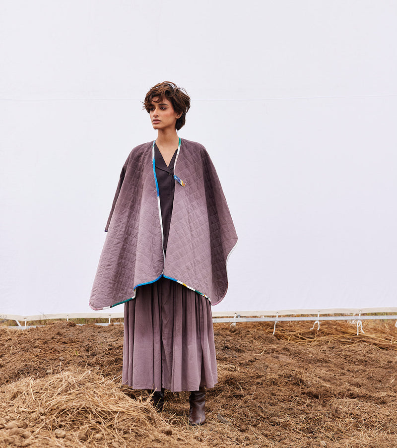 Breeze Cape cotton by Khara Kapas in multi for women Worldwide