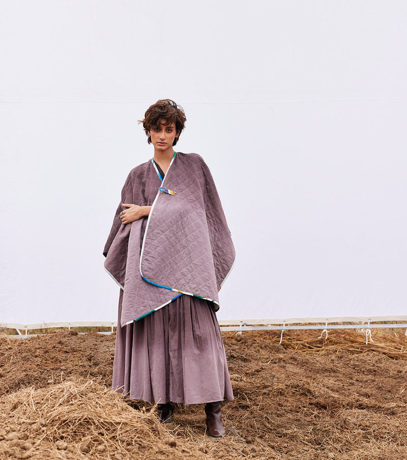 Breeze Cape cotton by Khara Kapas in multi for women Worldwide