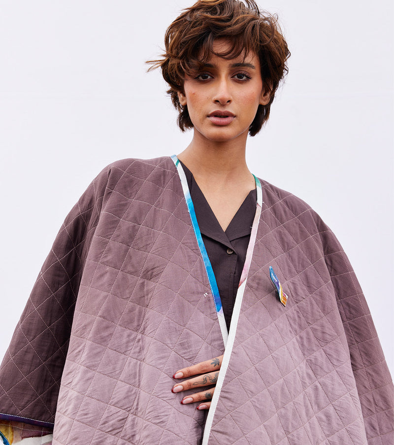 Breeze Cape cotton by Khara Kapas in multi for women Worldwide