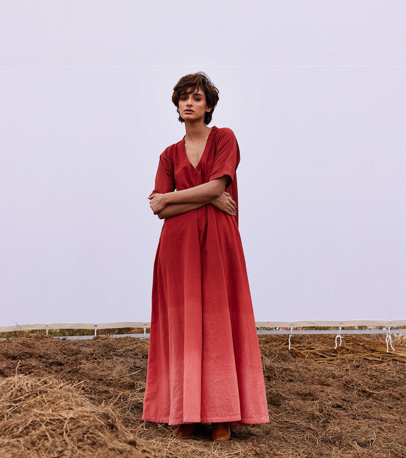 Brick jumpsuit by Khara Kapas in red for women Worldwide