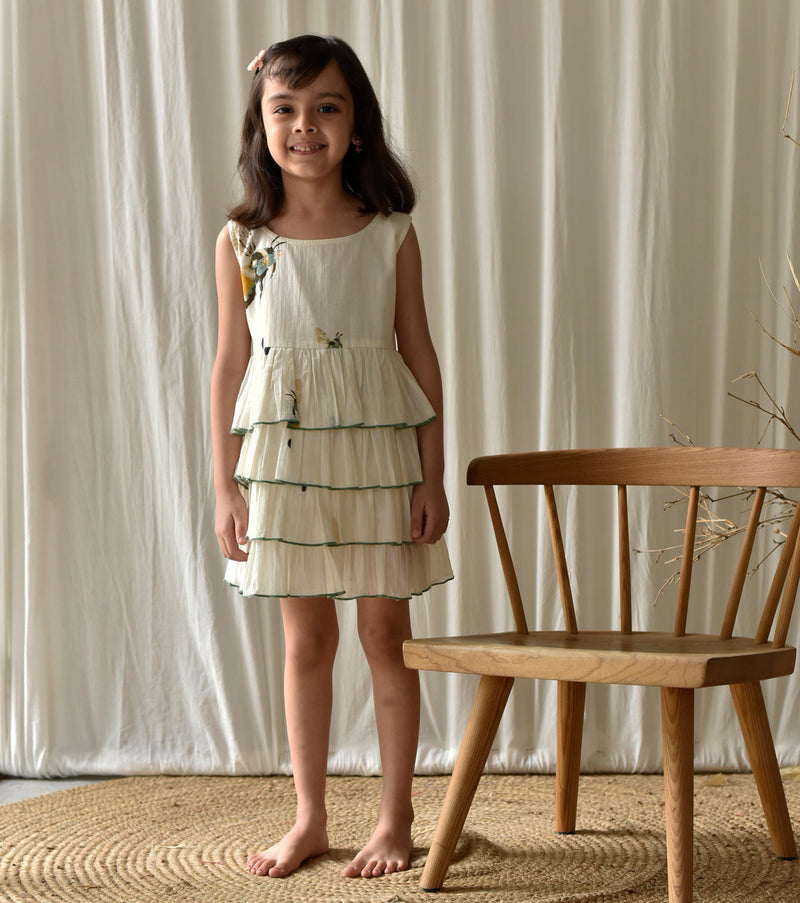 Busy Bee Frock Fashion Khara Kapas Kids