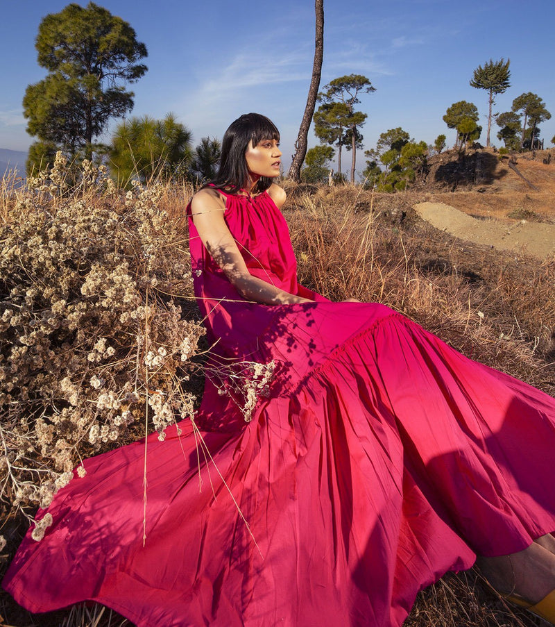 Call To Hope by Khara Kapas in red for women Worldwide