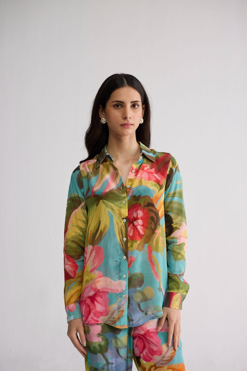 CAMPARI CO-ORD SET crepe co-ord set by YAM in multicolor for women Worldwide