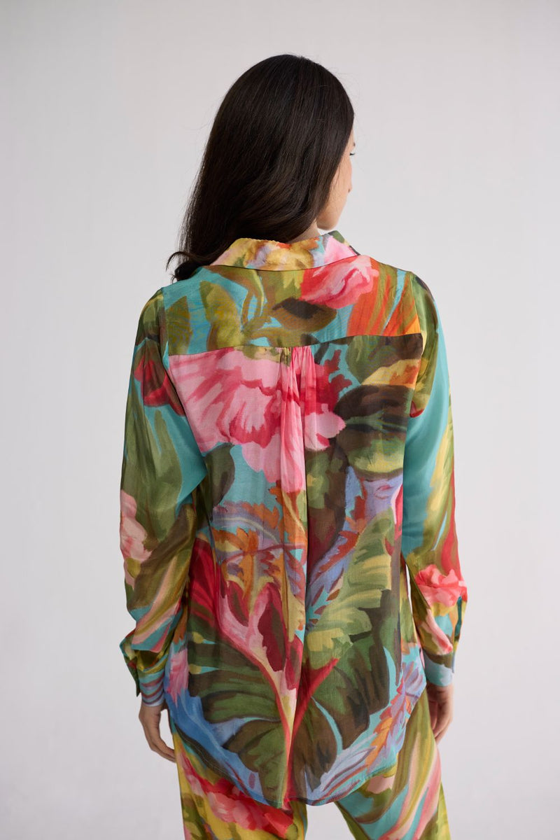 CAMPARI CO-ORD SET crepe co-ord set by YAM in multicolor for women Worldwide