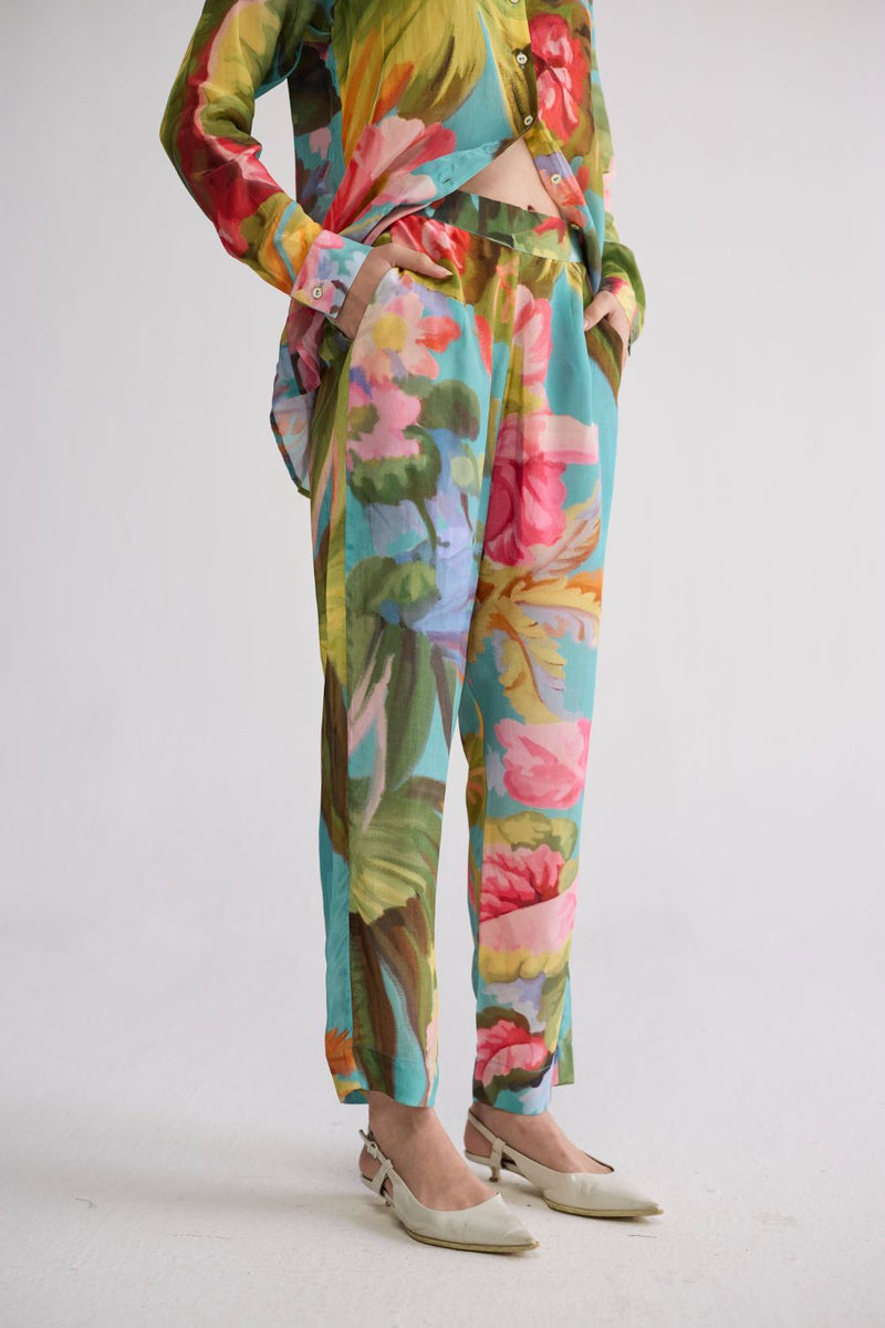 CAMPARI CO-ORD SET crepe co-ord set by YAM in multicolor for women Worldwide