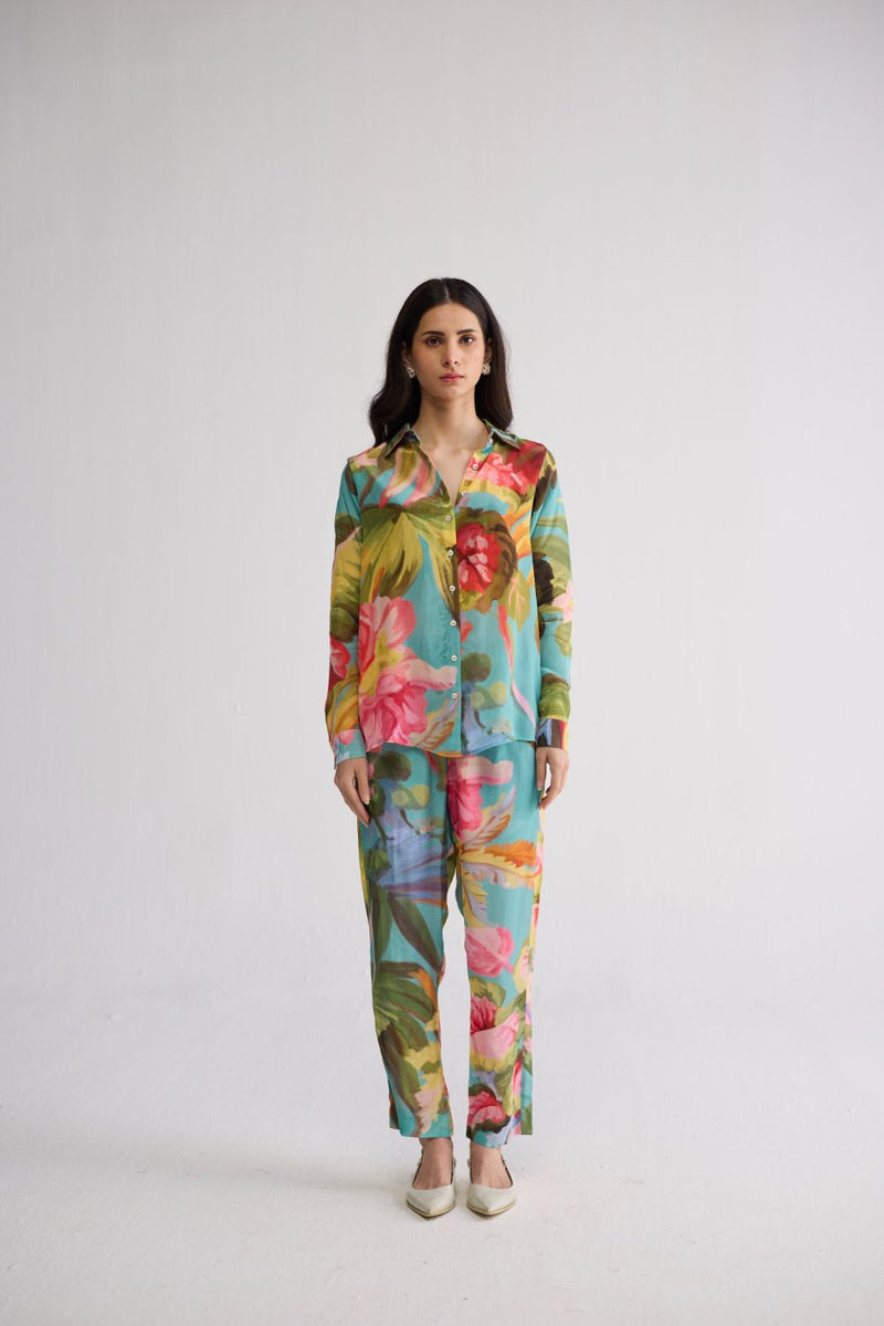 CAMPARI CO-ORD SET crepe co-ord set by YAM in multicolor for women Worldwide