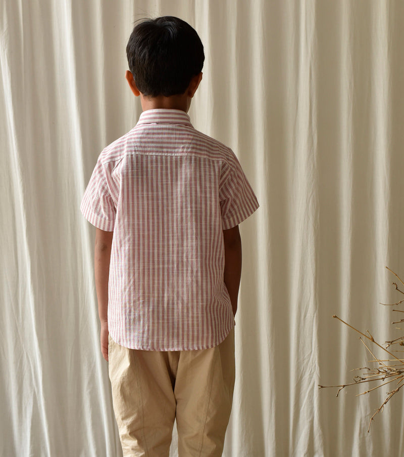 Candy Stripe Shirt Fashion Khara Kapas Kids