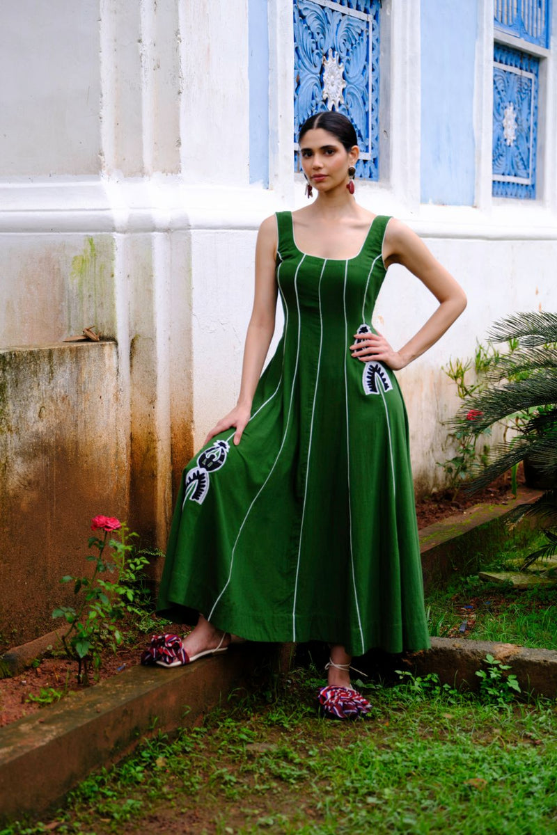 Zuri Handloom Dress cotton by JodiLife for women Worldwide